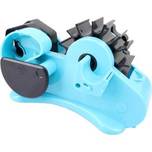 Multifunctionele tape cutter automatische roller tape houder (35 mm blauw)