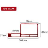 Carbon Fiber Auto Navigatie Display Frame Decoratieve Sticker voor Nissan GTR R35 2008-2016  links rijden