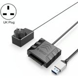 ORICO UTS1 USB 3.0 2 5-inch SATA HDD-adapter met 12V 2A voedingsadapter  kabellengte: 0 3 m (UK-stekker)