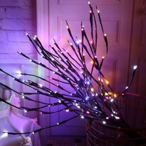 LED Willow Branch Lamp lichten Holiday Home Kerstmis partij bloementuin decoratie batterij gexploiteerd kerst Verjaardag Gifts(Multicolor)