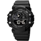 SKMEI 1778 Multifunctionele Dual Time Digital Display LED Lichtgevende Mannen Sport Electronic Watch (Black)