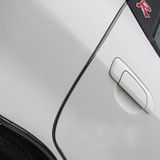 5m auto decoratieve Strip PVC Chrome decoratie Strip deur afdichting venster Seal(Black)