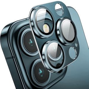 Voor iPhone 12 Pro ENKAY Hat-Prince anti-reflectie cameralens aluminium gehard glasfilm
