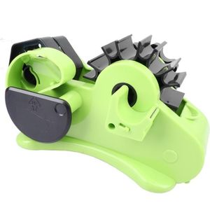 Multifunctionele tape cutter automatische roller tape houder (35 mm groen)