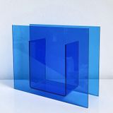 Blue Square Acrylic Ornament Studio Achtergrond Ornament Photo Props