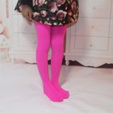 Lente zomer herfst effen kleur panty ballet dans Panty's voor kinderen (Rose rood)