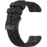 Voor Suunto 9 Baro 24mm voetbalpatroon Siliconen Solid Color Watch Band