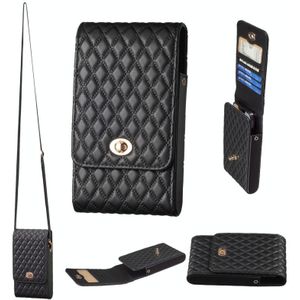 Crossbody PU verticale BFB01 schoudertas voor telefoon