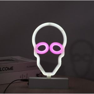 LED Neon Light Feestelijke Sfeer Decoratie Lichten Bar Shop Decoration Lights (Skull)