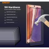 1 PC's voor Samsung Galaxy Note 20 ENKAY Hat-Prince volledige lijm 0 2 mm 9H 2.5D Gehard glas volledige dekking film ondersteuning vingerafdruk ontgrendelen