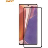 1 PC's voor Samsung Galaxy Note 20 ENKAY Hat-Prince volledige lijm 0 2 mm 9H 2.5D Gehard glas volledige dekking film ondersteuning vingerafdruk ontgrendelen