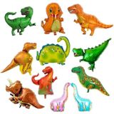 2 PC'S dinosaurus Modeling aluminiumfolie ballon kinderen verjaardag versiering Party Supplies speelgoed  grootte: groot  stijl: Raptor