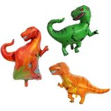2 PC'S dinosaurus Modeling aluminiumfolie ballon kinderen verjaardag versiering Party Supplies speelgoed  grootte: groot  stijl: Raptor