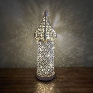 Marokkaanse holle led smeedijzeren decoratieve lamp  spec: medium