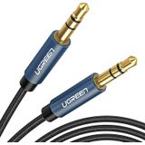Ugreen AV112 Audio Kabel 3.5mm Speaker Line Aux Cable  Lengte:5m(Blauw)