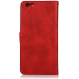 Calf Texture 2 in 1 Detachable Magnetic Back Cover Horizontal Flip Leather Case with Holder & Card Slots & Wallet & Photo Frame For iPhone 6s Plus / 6 Plus(Red)