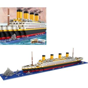 Titanic DIY geassembleerde bouwstenen boot kinderen educatief speelgoed