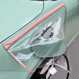 Oplaadpoort voor elektrische voertuigen Magnetische transparante regenhoes