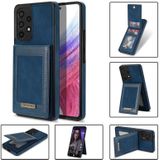 Voor Samsung Galaxy A53 5G N. Bekus Verticale Flip Card Slot RFID Telefoon Case (Blauw)