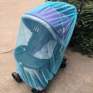 3 stuks 150cm baby kinderwagen Mosquito insect Shield netto veilig zuigelingen bescherming mesh wandelwagen accessoires muggengaas (blauw)