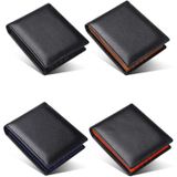 TP-215 Leather RFID Anti-diefstal Tri-Fold Short Wallet