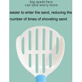 10 PCS Pet Cat Litter Shovel Cat Poop Cleaning Tool(Gray + Green)