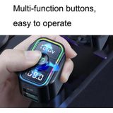 C23 Car Bluetooth MP3-muziekspeler Multifunctionele kleurrijke lichten