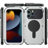 Voor iPhone 15 Pro Max Camera Shield MagSafe Houder Leven Waterdichte telefoonhoes