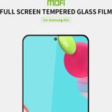Voor Samsung Galaxy A52 MOFI 9H 2.5D Full Screen Tempered Glass Film(Zwart)