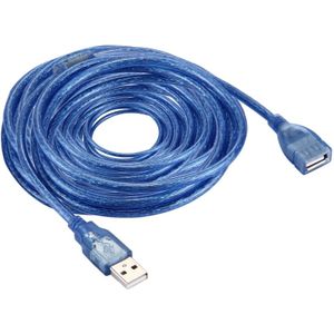 Hoge snelheid USB 2.0 A mannetje naar A vrouwtje verleng kabel  Lengte: 10 meter