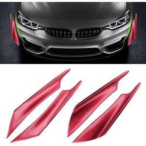 4 STKS auto-styling flank decoratieve sticker (rood)