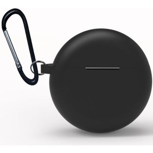 Voor Huawei FreeBuds 3 siliconen draadloze Bluetooth oortelefoon beschermende case opbergdoos (zwart)