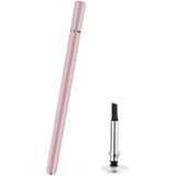 Universele Nano Disc Nib Capacitieve Stylus Pen met Magnetic Cap & Spare NIB (Rose Gold)