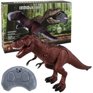 Afstandsbediening Tyrannosaurus dinosaurus kerst speelgoed licht geluid actie figuur infrarood (Tyrannosaurus Rex)