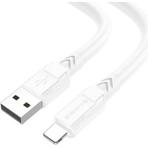 Borofone BX81 2.4A USB-C naar 8-pins Goodway oplaaddatakabel  lengte: 1 m