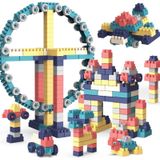 Kinderen Creatieve assembleren grote deeltjes van bouwstenen DIY educatieve speelgoed  willekeurige kleur levering