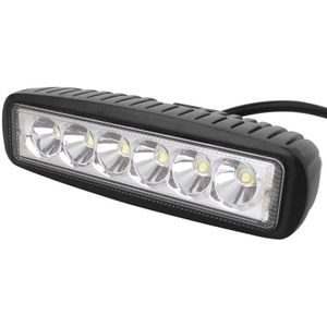 18W 1440LM Epistar 6 LED wit sleuf Beam auto werk Lamp Bar lichte waterdichte IP67  DC 10-30V