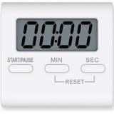 2 PCS Keuken Bakken Timer Student Learning Reminder Timer (Wit)