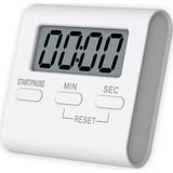 2 PCS Keuken Bakken Timer Student Learning Reminder Timer (Wit)