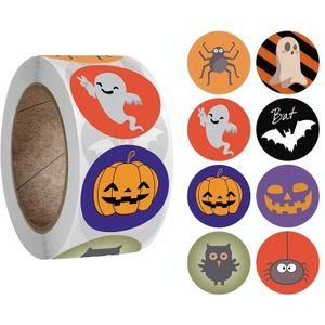 10 stks Halloween Stickers Gift Decoratie Bakken Cake Verpakking Labels  Grootte: 2 5 cm / 1 inch (A-125)