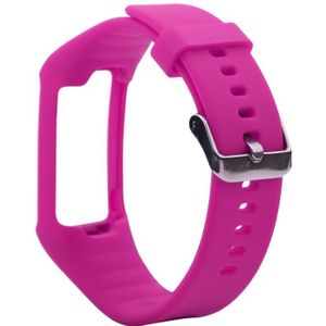 Siliconen sport polsband voor POLAR A360/A370 (Rose rood)