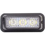 9W 540LM 6500K 3-LED wit licht Wired Auto knipperende waarschuwing signaal Lamp  DC12V  draad lengte: 95cm
