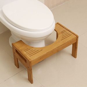 Verdikken bamboe wc-bril voet kruk kind zwangere vrouwen toilet kruk