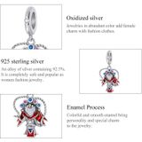 S925 Sterling Silver Sichuan Opera Dolls Hanger DIY Armband Necklace Accessoires