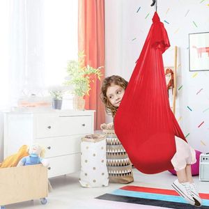 Kinderen elastische hangmat indoor outdoor swing  maat: 1x2.8m