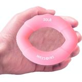 2 stks MAXSOINS MXO-009898 Siliconen Vinger Oefening Grip Apparaat Olijfvorm Rehabilitatie Vinger Pinch Apparaat  Specificatie: 30LB (Pink)