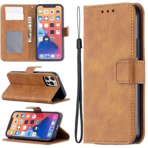 Longan Texture Horizontal Flip PU Leather Case with Holder & Card Slots & Wallet & Photo Frame For iPhone 13 Pro(Brown)