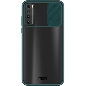 Voor Huawei nova 7 Pro MOFI Xing Dun Series PC + TPU Anti-peep Waterproof and Anti-drop All-inclusive Protective Shell  Translucent Frosted(Green)