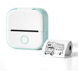 Phomemo T02 Standard Error Mini Pocket Kleine Draagbare Bluetooth Telefoon Foto Label Thermische Printer (Wit Groen)