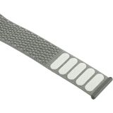 Eenvoudige mode nylon horlogebandje voor Apple Watch serie & 40mm/3 & 2 & 1 38mm  met Magic stick (zilvergrijs)